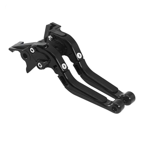 MAMXVKVZEU Motorräder Bremse Kupplung Hebel Ausziehbarer Verstellbarer Und Klappbarer Handbremshebel Für Y&amaha Für Tracer 9 GT 900 GT(Schwarz)