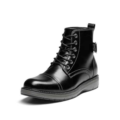 Bruno Marc Men's Motorcycle Combat Boots Lace-Up Casual Dress Biker Boot,Size 12,All...