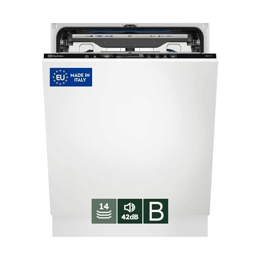 Electrolux Lavastoviglie da Incasso Serie 600,EES68510L, 14Coperti,SatelliteClean,Tecnologia AirDry, Comandi QuickSelect, Vassoio MaxiFlex, Funzione ExtraHygiene,Beam on Floor, Silenziosità 42dB,60cm