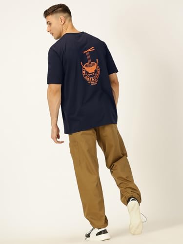Image of Thomas Scott Men's | Graphic | Half Sleeve | Oversized Fit | Cotton Blend | Crew Collar | Casual Tshirt