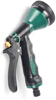Sprühdüse – 8 einstellbare Funktionen, einfache Handhabung, schneller Anschluss, ergonomisch, aus robustem Kunststoff, ideal für Gärten und Außenbereiche