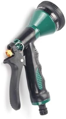 Sprühdüse – 8 einstellbare Funktionen, einfache Handhabung, schneller Anschluss, ergonomisch, aus robustem Kunststoff, ideal für Gärten und Außenbereiche