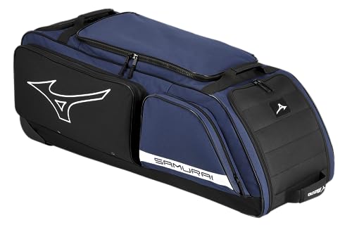 Mizuno Samurai Wheel Bag 24 sac de sport à roulettes bleu marine noir