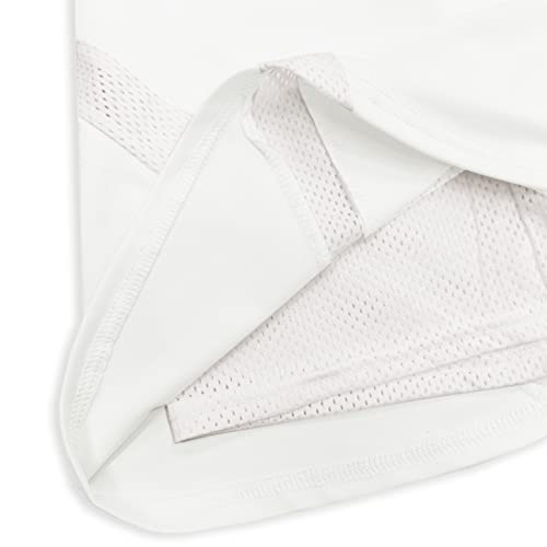 AOBUTE Girl's Athletic Skirts with Mesh Shorts Performance Skorts 5-12 Years3