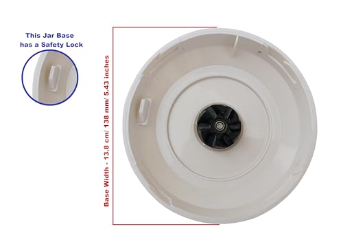 Image of AJS spares- 600ml Small /Chutney Jar for inchPANASONIC inch Mixer models inchMx-Ac555, Mx-Ac400, Mx-Ac350, Mx-Ac310, Mx-Ac300, Mx-Ac250, Mx-Ac220, Mx-Ac210 inch | For Safety Lock Models only