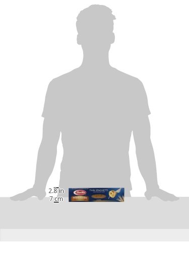 Barilla Whole Grain Pasta, Thin Spaghetti, 13.25oz,(Pack of 4) Image