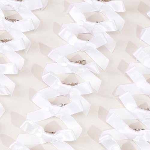 Ayesha Pack 25 Pinzas Blancas para Cabello miniatura 2