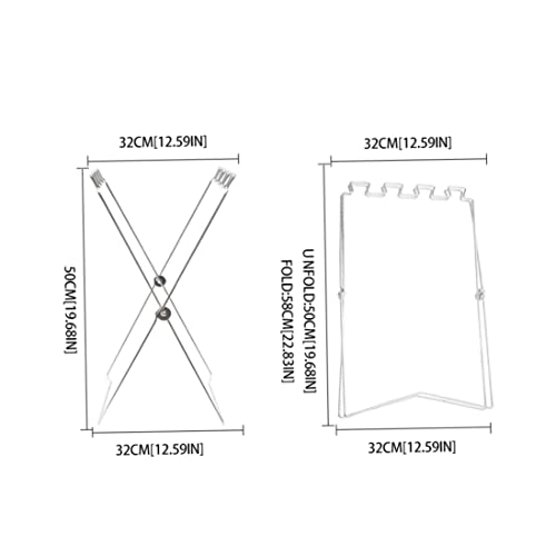 Support pliable pour sacs poubelle de camping ultra léger avec structure stable en acier