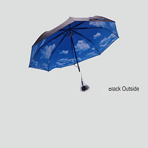 no logo YYouRuiCreative blue sky, white clouds, sunny umbrellas, stacked umbrellas, sunscreen, UV protection umbrella