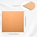 ZOFORTY Pure Copper Sheet 12 x 12 Inch 20 Gauge/0.8mm Metal Copper Plate Film Attached Copper Plates for Crafts, Jewelry, Repair, Electrical, Industry