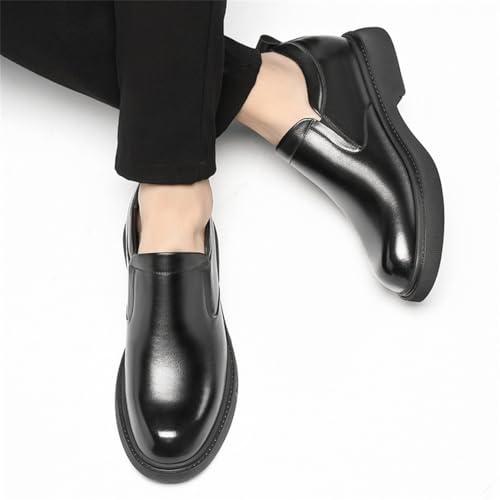 UCUZMI Men's Invisible Height Increasing Formal Loafers Fashion Dress Business Shoes Slip-Resistant Office Walking Oxfords3