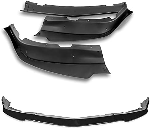 Miniatura 4 de Q1-Tech Borde de parachoques delantero compatible con Dodge Charger 2011 2012 2013 2014, alerón de parachoques delantero, kit de cuerpo de mentón de