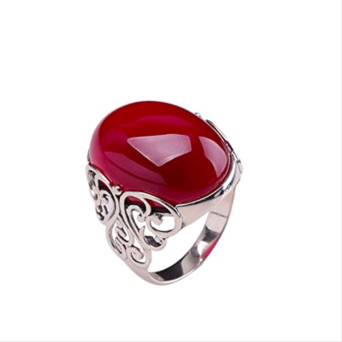 Anneaux de bijoux en agate coupe ovale bague d'une qualité remarquable pour femme