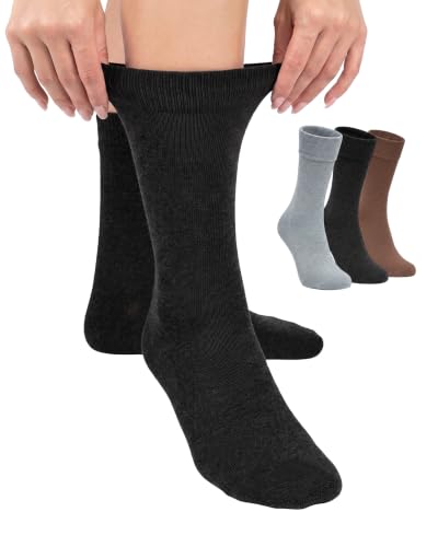 Image of Hugh Ugoli Womens Thin Soft Bamboo Dress Socks, Business, Crew, 3-6 Pairs