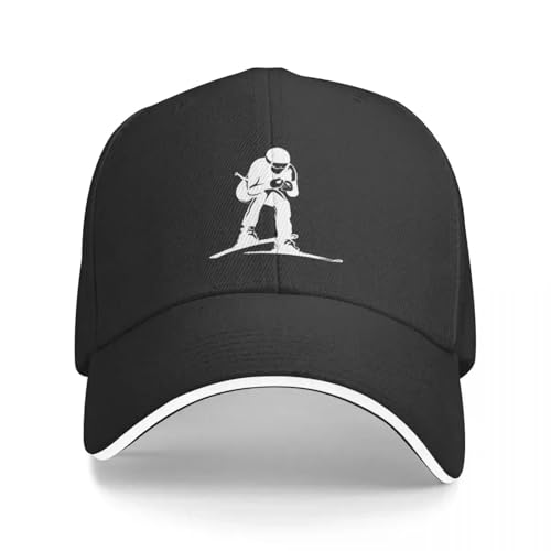 Casquette de ski casquette de baseball homme thermique visière hiver