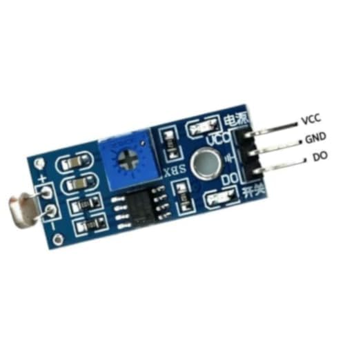 Image of Robocraze LDR Light Module | LM393 Light Detection Sensor Adjustable Sensitivity Digital Output 0-5V Compatible with Arduino IoT Automation | LDR Light Sensor Module (Pack of 2)