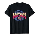 Fortnite Spiral Dynamo #1 On Fire Distressed Big Chest Logo T-Shirt