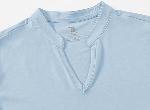 Image of BGOWATU Women's Golf Polo T-Shirts Sleeveless V Neck Collarless Tennis Shirts UV Protection Quick Dry Lightweight