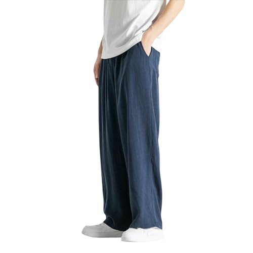 Pantalon d'été fin et ample pour homme en tissu respirant anti-transpiration