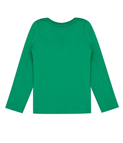 Image of KYDA KIDS 100% Cotton Girls Full Sleeve Printed T-Shirt,Regular fit Round Neck Tops
