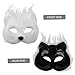 BESPORTBLE Fox Mask for Masquerade and Carnival Parties Creative Costume Prop for Cosplay Lightweight and Fashionable Half Face Design for Halloween and Festivals