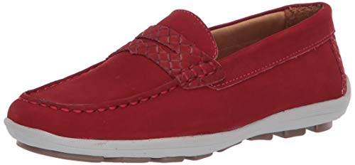Image of Driver Club USA Kids' Kids Made in Brazil Fashion Genuine Leather Driving Loafer with Penny Detail