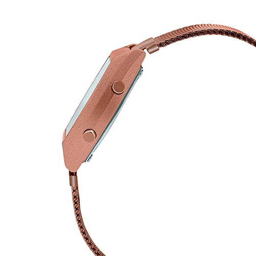 Image of Casio Vintage Series Digital Rose Gold Dial Watches for her | rakshabandhan Gifts for Unisex, Stainless Steel, Rose Gold Strap