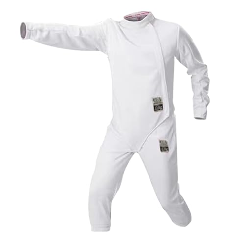 mlmmdz Fencing Uniform 350N, 3-piece Fencing Suit for Foil, Epee, Sabre, Protective Suit for Training, Right Hand(60)