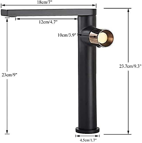 Robinet de cuisine luxe moderne avec mitigeur de vanité surélevé - 4