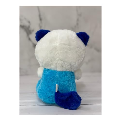 Image of ADORA Cute Blue & White Bear Soft Toy - 25cm Stuffed Animal Plushie for Kids & Adults | Ultra-Soft Teddy Bear Plush for Boys, Girls, and Baby Showers | Huggable & Adorable Plush Toy