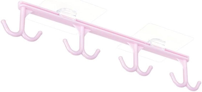 Kitchen Storage Rack Wardrobe Cabinet Hook Storage Rack Cup Holder Hook Towel Rack(Black-JoJo's Bizarre Adventure1)