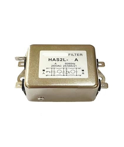 Filtro de potencia monofásico 220 V de dos etapas HAS2L-16A antiinterferencias de CA