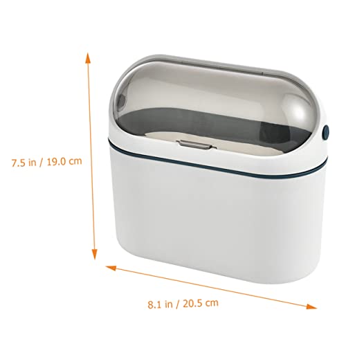 Caneca pequeña para basura de escritorio y pared miniatura 7