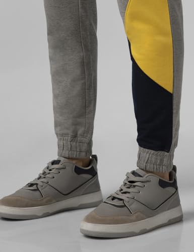 Image of FYLTR Women's Winter Assymetric Colourblock Joggers with Elasticated Waistband & Contrast Drawcord | Trackpants for Women | Winter Joggers for Women