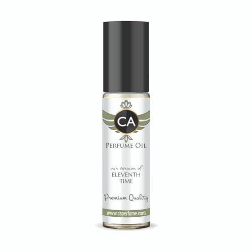 CA Perfume Impression of Eleventh Time Unisex Fragrance Oil Woody Aromatic Scent Long Lasting Perfumes for Women &amp; Men Travel Size TSA Ready Mini Parfum Body Oil Roll-on 0.33 Fl Oz 10ml