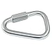 Zorveiio Delta Quick Links 3/8 Inch, 316 Stainless Steel Triangle Locking Quick Connector, M10 Durable Link Chain Heavy Duty Chain Connector - 2300lbs Capacity for Industrial(3.5 Inch)