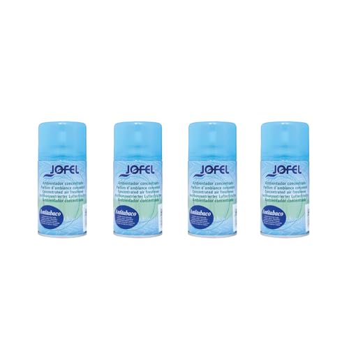 Jofel AKA2002 Ambientador Concentrado Antitabaco, pack de 4 x 0,25 L