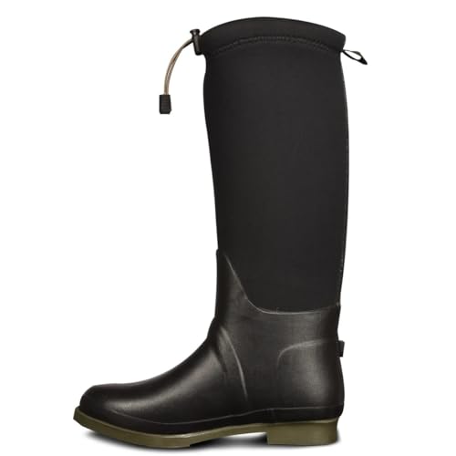 Ovation Women's Mudster Comfort Rider Boot Round Toe Black 9 B2