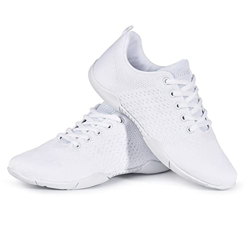Image of CADIDL Cheer Shoes Women White Cheerleading Dance Shoes