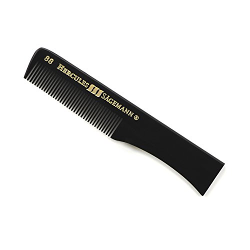 Hercules Sägemann Beard and Mustache Grooming Comb | Ebonite - Made in Germany