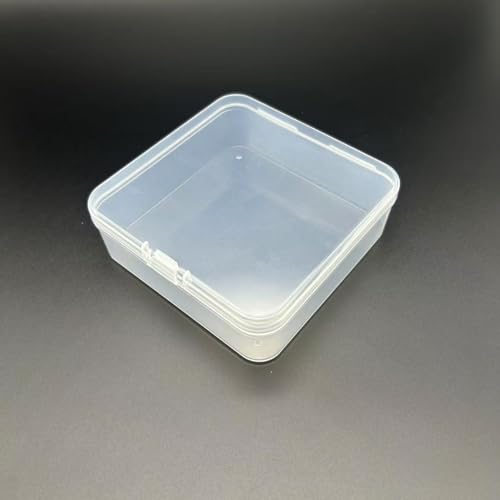 Image of 12 Pcs Clear Small Plastic Storage Containers with Lids, Ideal for Craft Supplies, Jewelry, Small Toys, Beads, Office & Household Organization