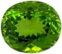 10.00 Ratti 9.25カラット 認定 非加熱未処理 A++ 品質 天然ペリドット ルースジェムストーン by Lab Ce