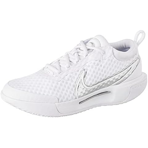 Nike Damen Nikecourt Zoom Pro Tennis Shoes, White Metallic Silver, 38 EU Cover