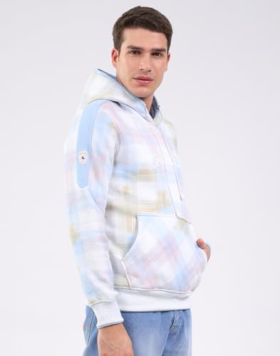 Image of Monte Carlo Men Regular Fit Printed Hooded Neck Pull On Full Sleeve Winter Sweatshirt| Stylish Sweatshirt for Men | Soft Comfortable Casual Winter Wear for Men's (Pack of 1)