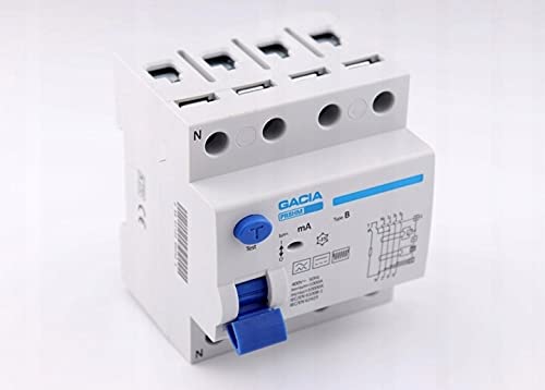 Gacia - Fehlerstromschutzschalter - für Den Leistungselektronikwandler - Sicherung der Elektrischen Installation - PR8HM - Typ B - 40A - 100mA - 10kA