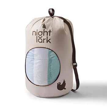 Night Lark Coverless Duvet Double 6 Tog Spring Summer - Pastel Palms Supersoft, Cosy & Lightweight Quilt Machine Washable & Quick Dry All In One Reversible Comforter Pillow Set