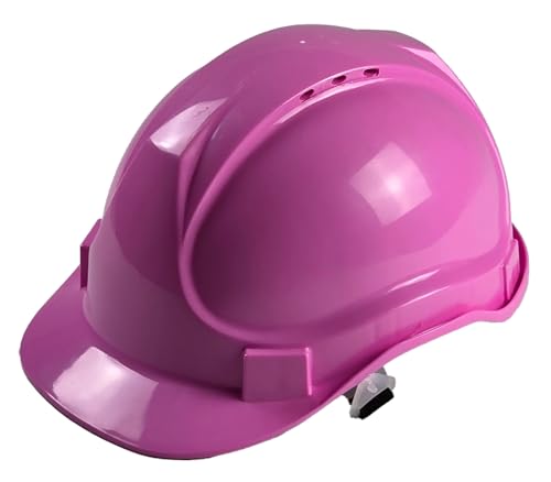 Child Hard Hat Construction Helmet - Adjustable for Ages 3-7 Toddler. Realistic Look Replica of Grownup Gear. Construction Worker Powder Pink Hat for Children Boys & Girls