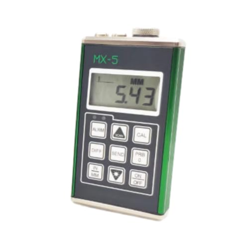 MX-5DL Medidor de Espesor de Metal Probador Ultrasónico de Espesor