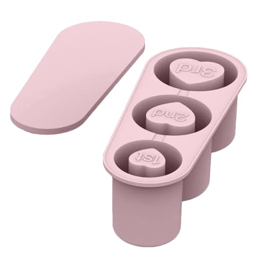 JasCherry Ice Cube Tray for Stanley Cup, Silicone Ice Cube Trays, Ice Cube Moulds, Ice Molds Silicone, Ice Cube Maker, Ice Trays for Freezer Containers, Prefect for Whiskey Juice Coffee, Easy Release