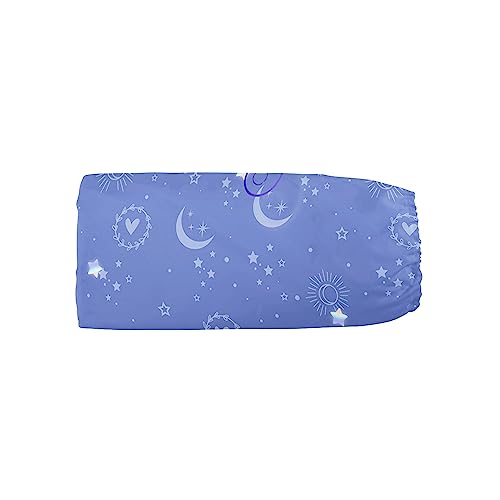 Image of Crib Bedding Set,3pcs Nursery Crib Bedding with Comforter Crib Sheet & Crib Skirt,Sparkle Blue Butterfly Printed Nursery Bedding for Baby Boys and Girls(Blue Butterfly)